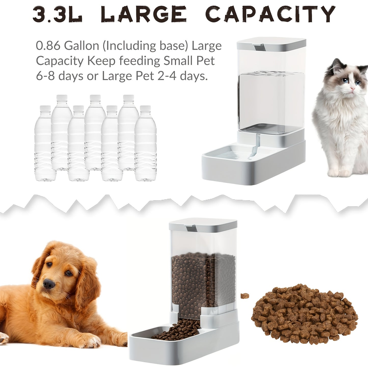 Dog Feeder And Water Dispenser