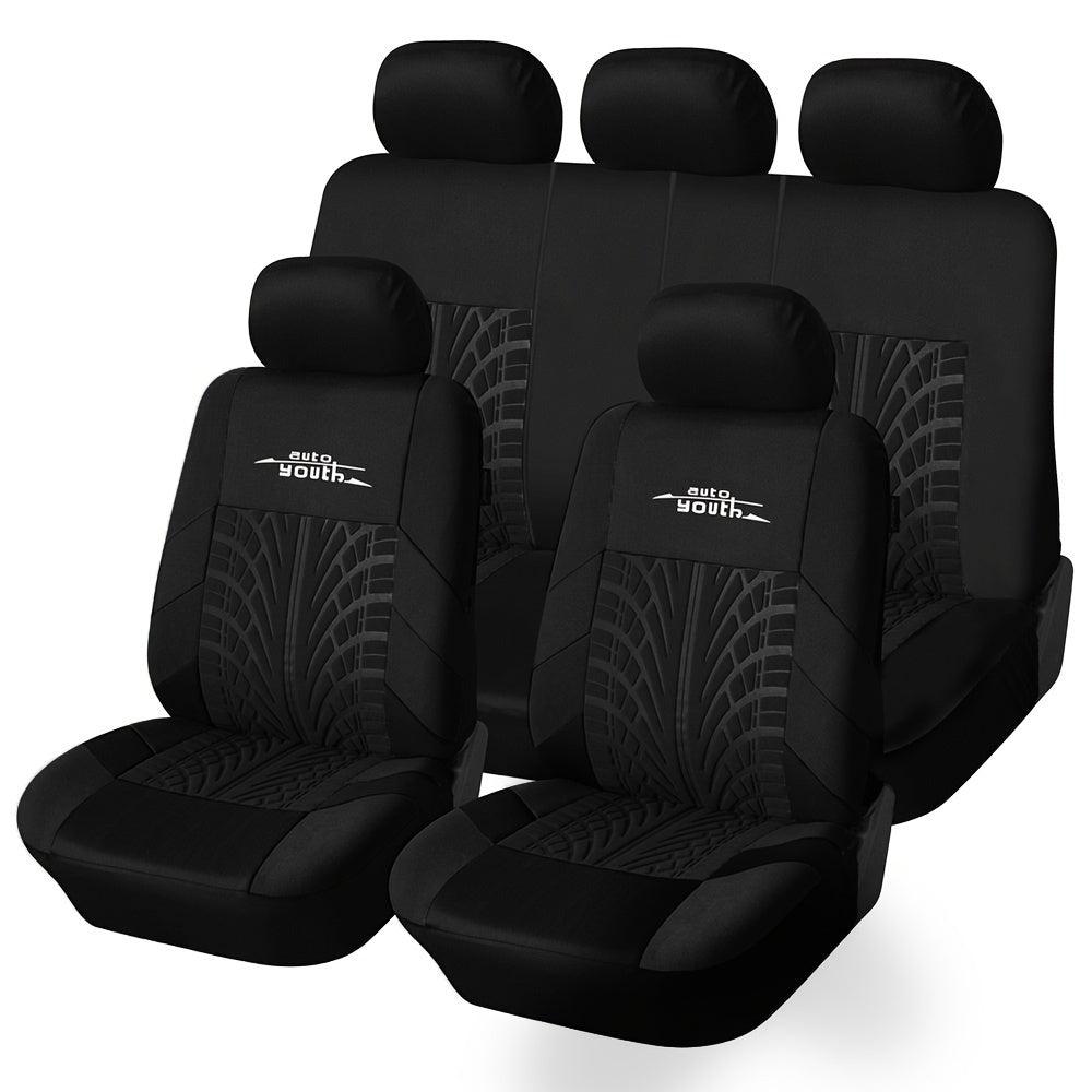 Tire Track Car Seat Covers