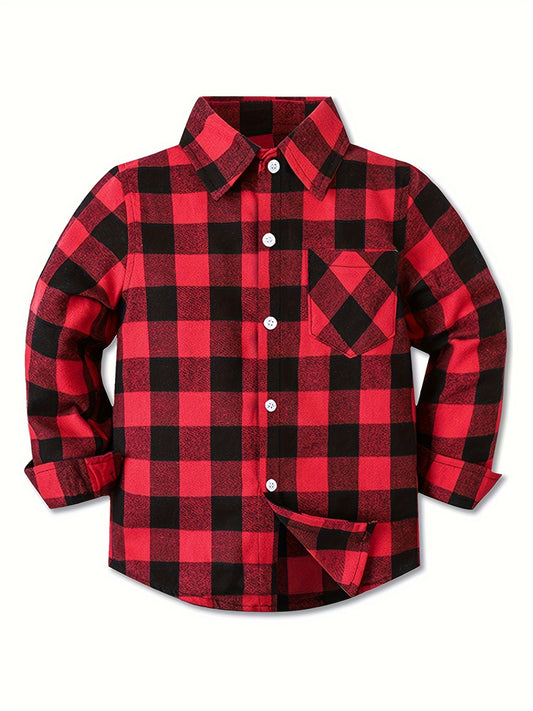 Boys Plaid Shirt Flannel