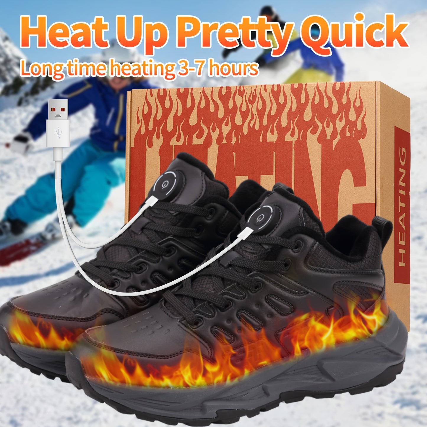 Rechargeable Heated Sneakers