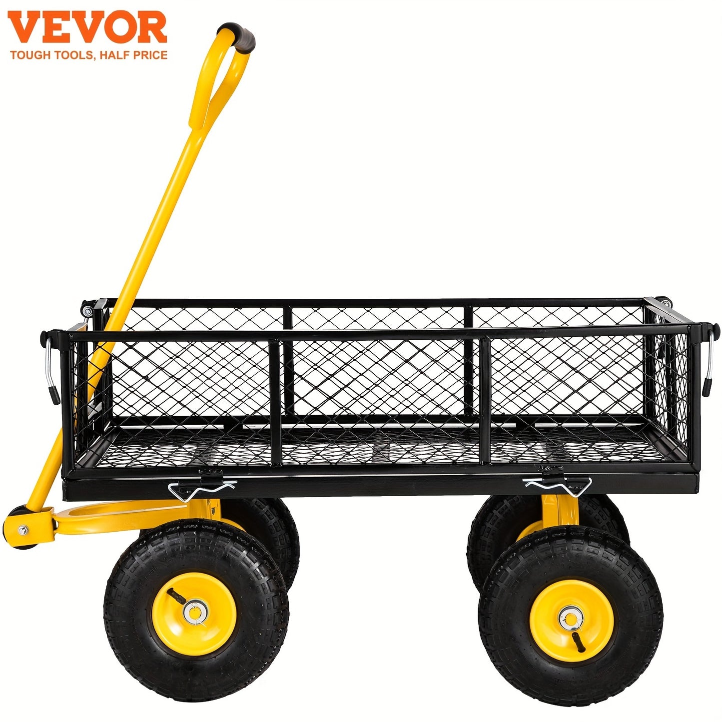 Heavy-Duty Steel Garden Cart