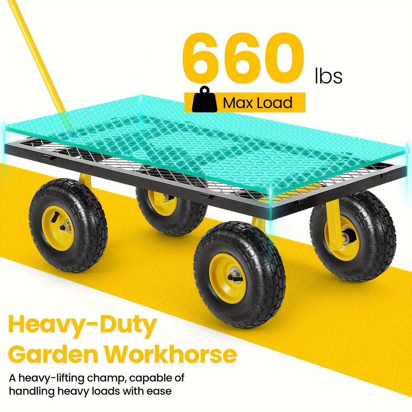 Steel Garden Cart