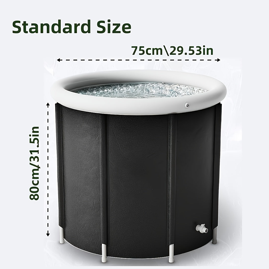 Round Foldable Ice Bath Spa