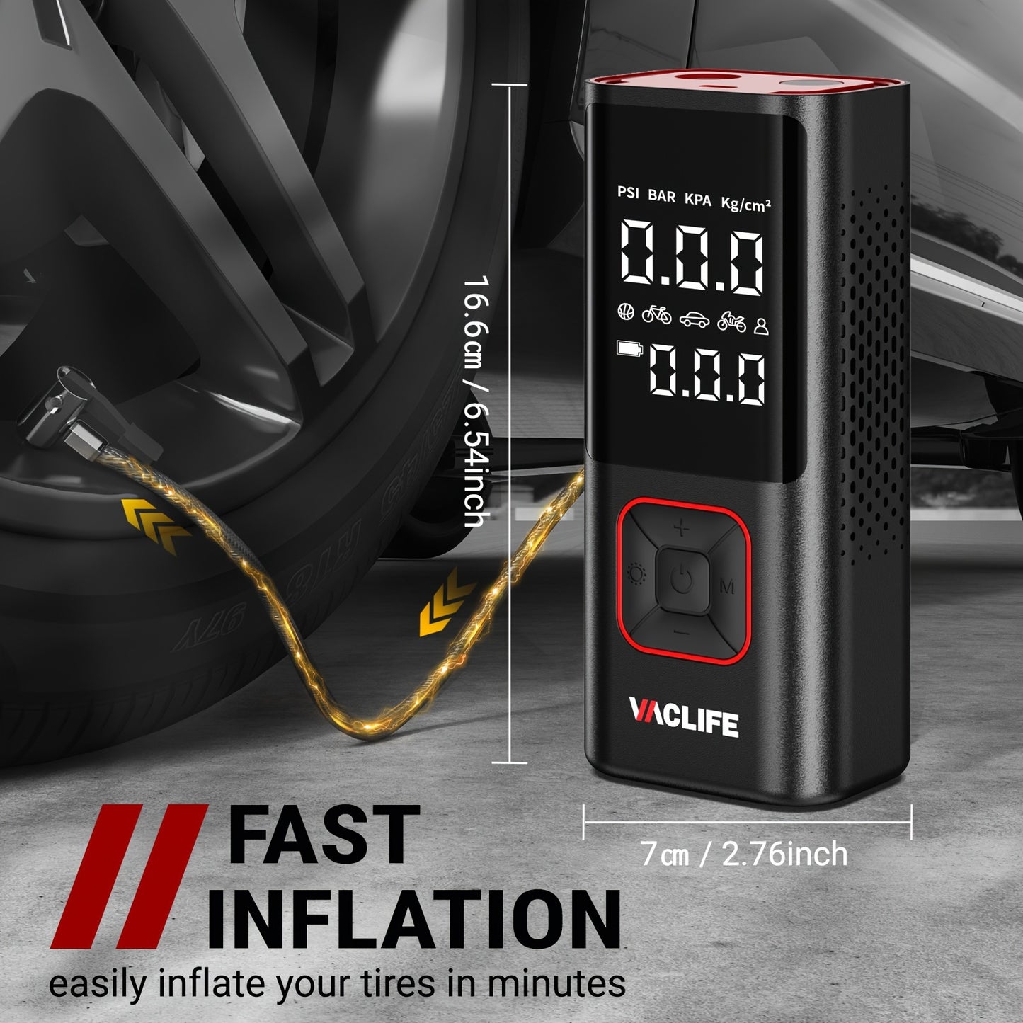 Air Compressor Tire Inflator