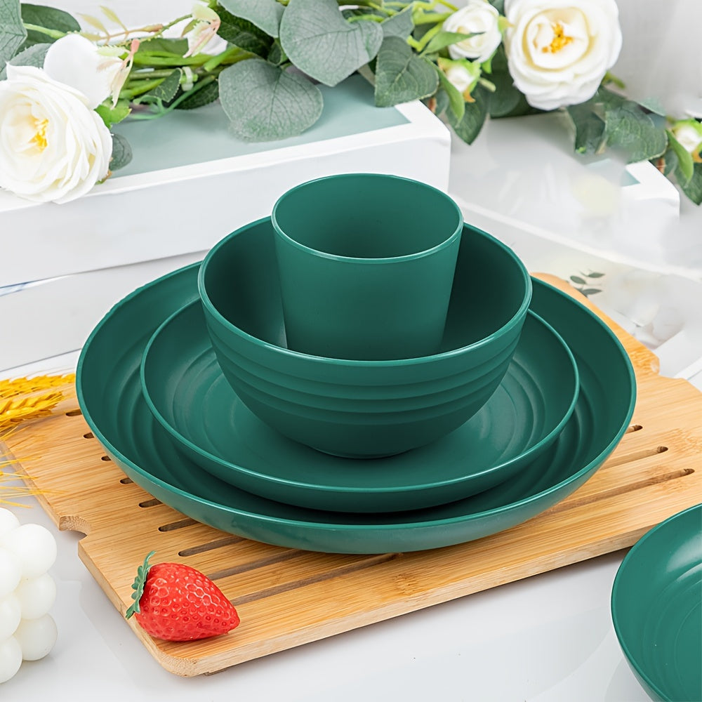 Wheat Straw Dinnerware Set