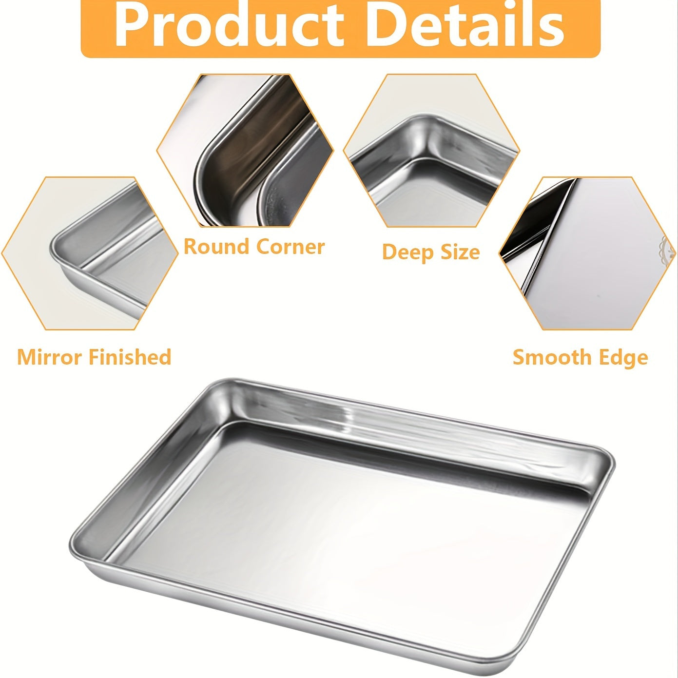 Stainless Steel Baking Pan Set