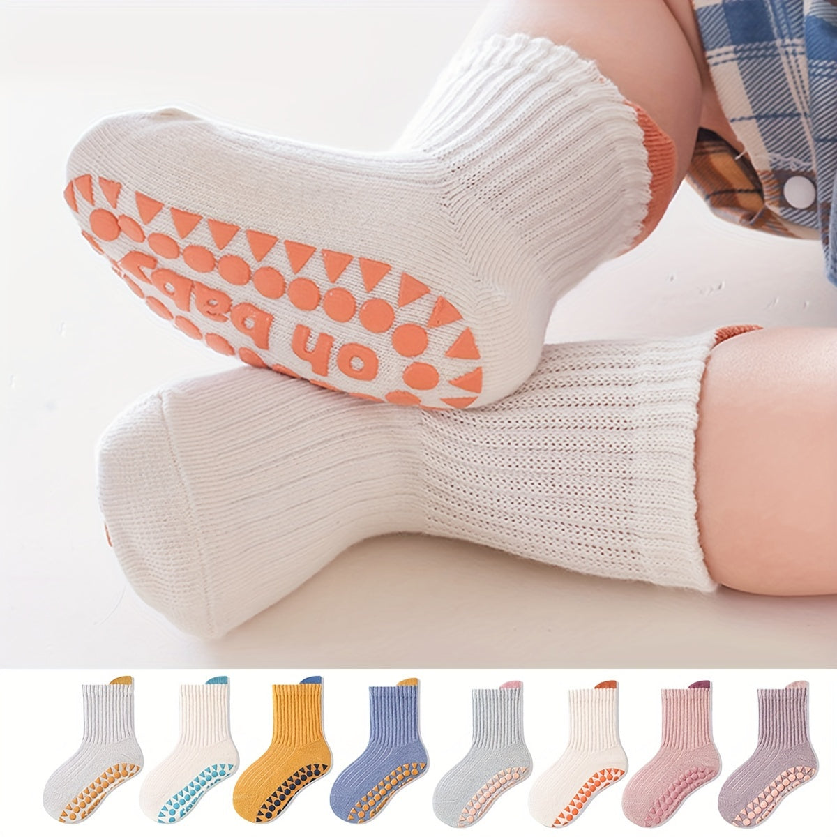 Boys Girls Simple Crew Socks