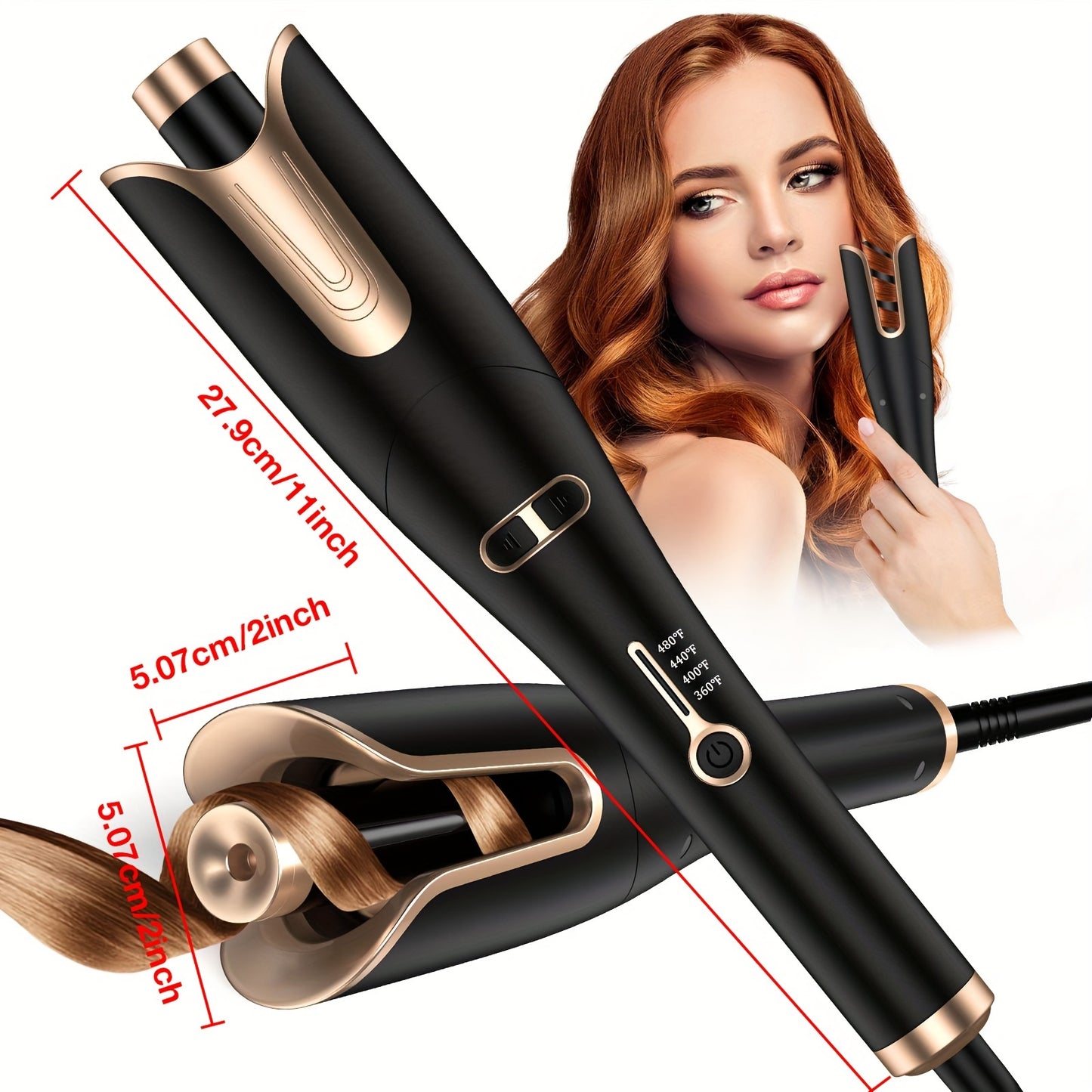 Large  Barrel  Hair Curling Iron