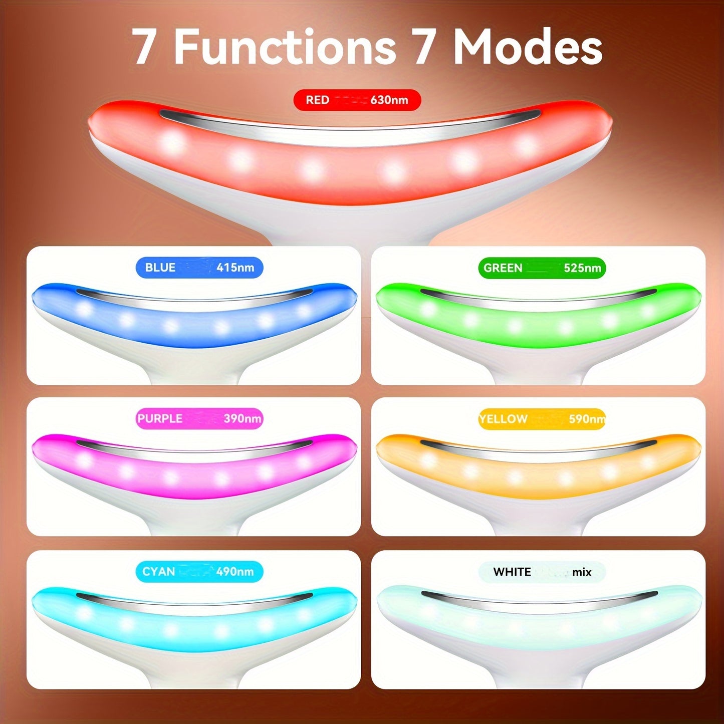 LED Face Lifting Massager Device