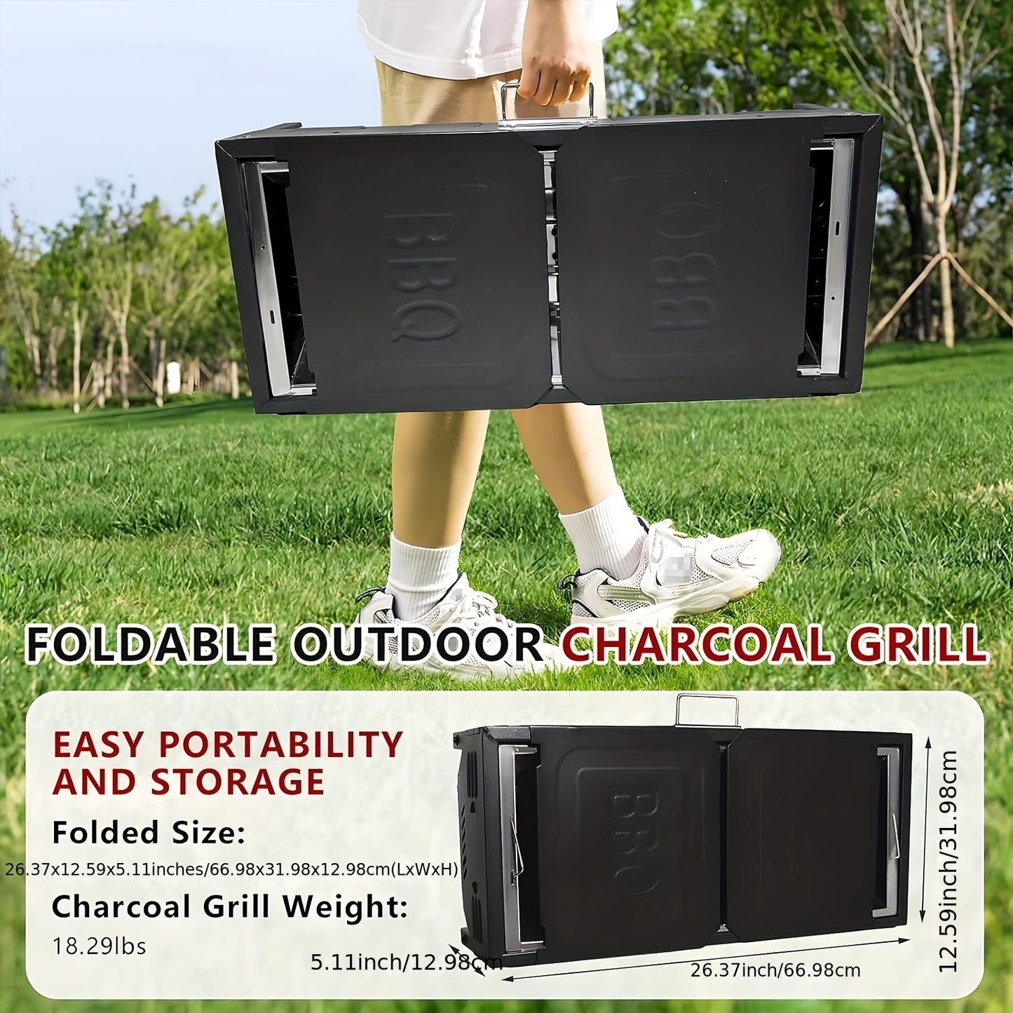 Portable BBQ Grill Master