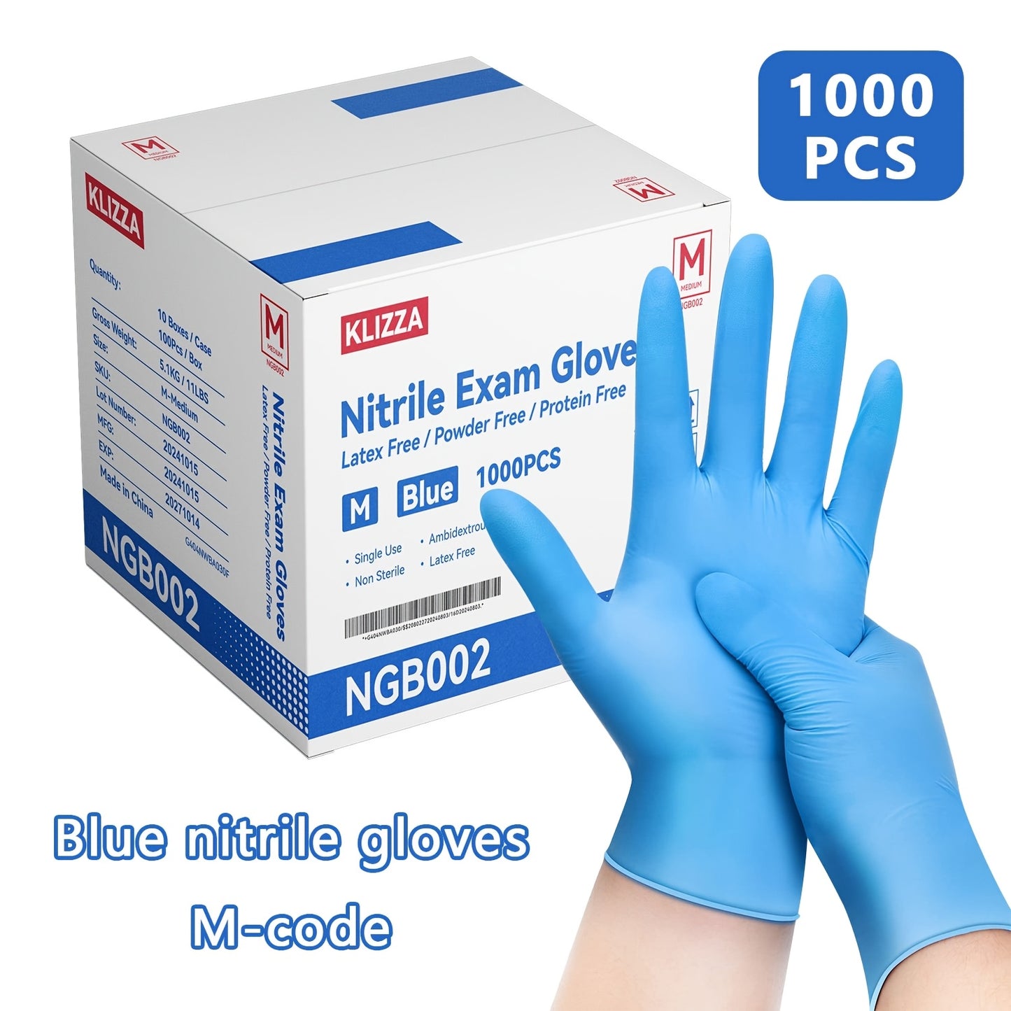 Blue Nitrile Gloves