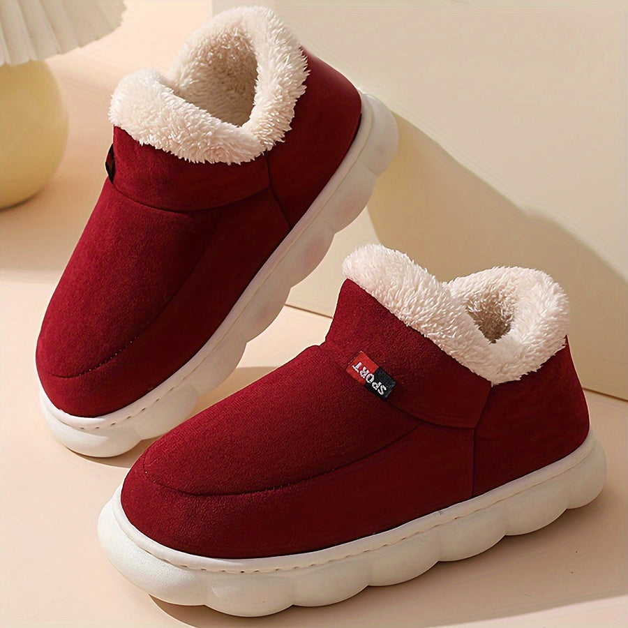 Cozy Fleece Lined Slipper Boots