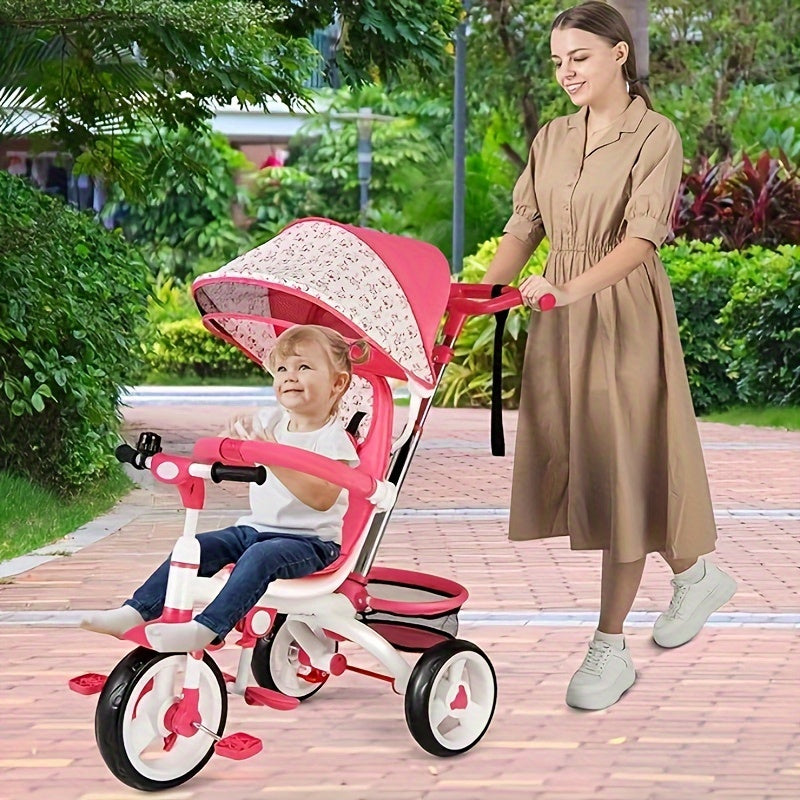 Tricycle, 5 In 1 Baby Stroller Trike