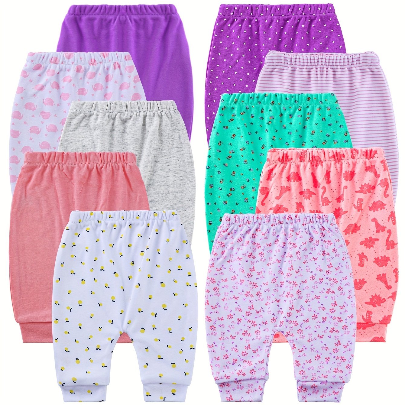 10Pcs Baby Pants for Baby Girl