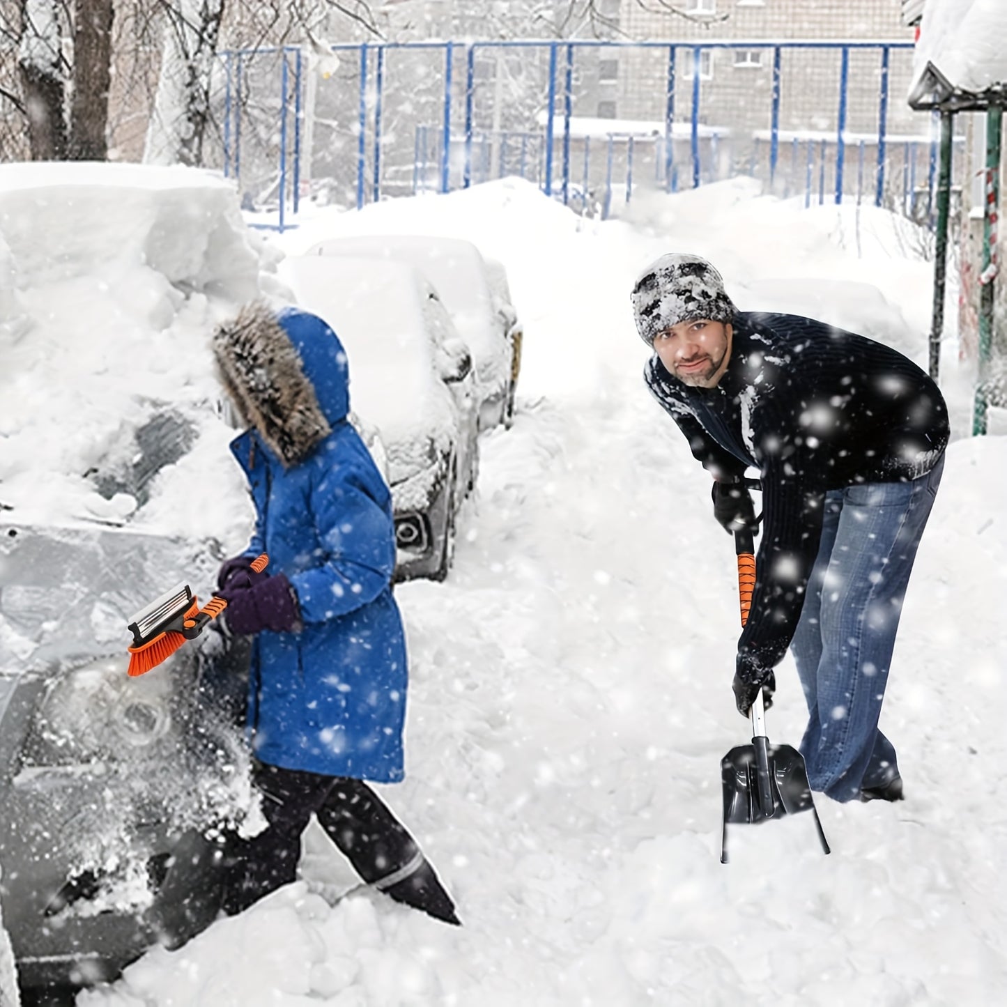 Ice Scraper & Snow Brush Set