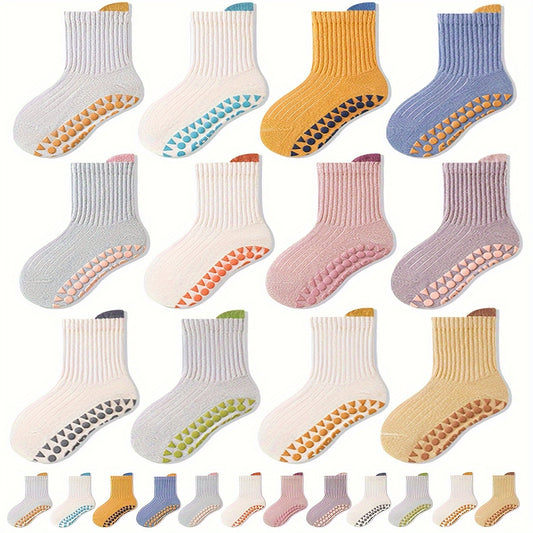 Boys Girls Simple Crew Socks