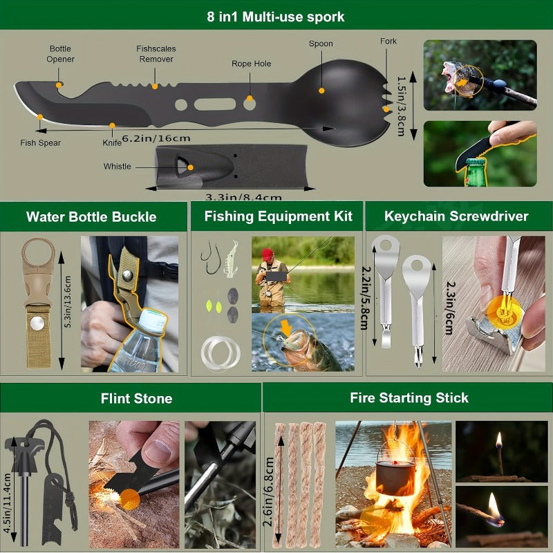 30-in-1 Ultimate Survival Gear Kit