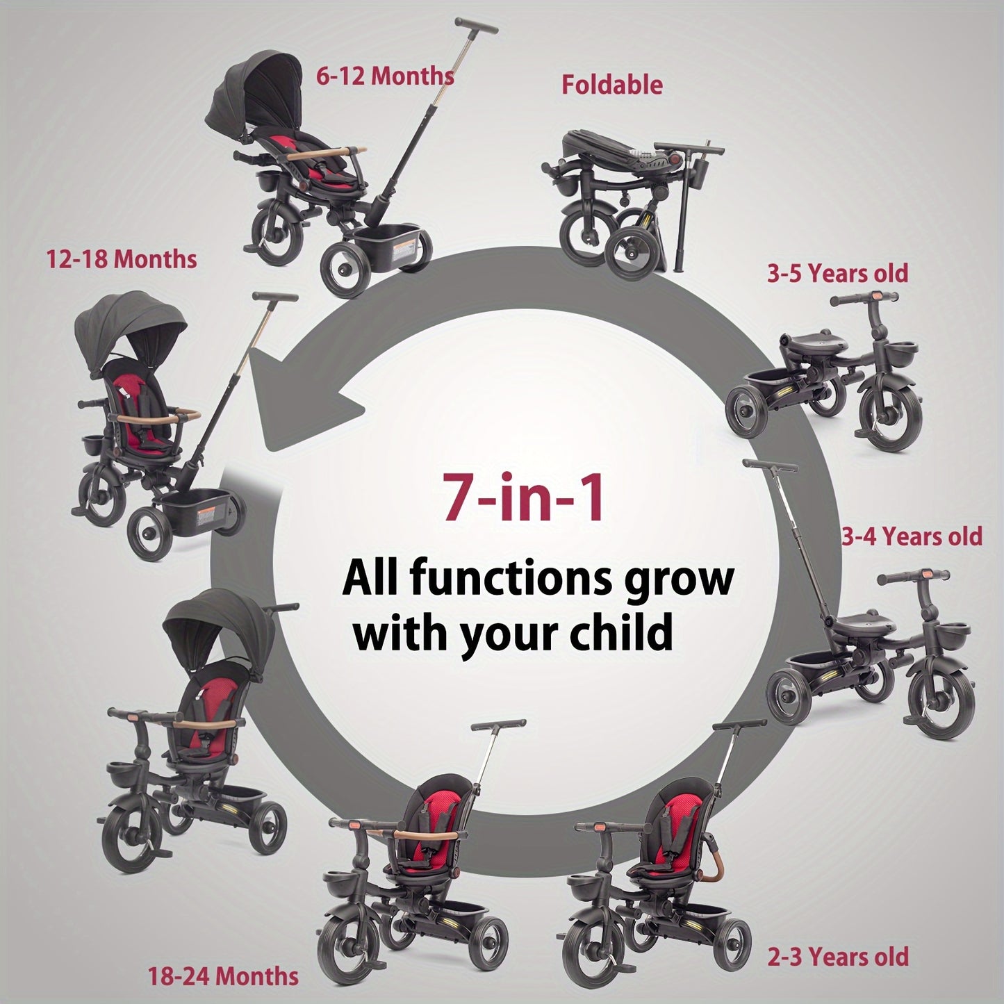 Multi-functional Tricycle Bike
