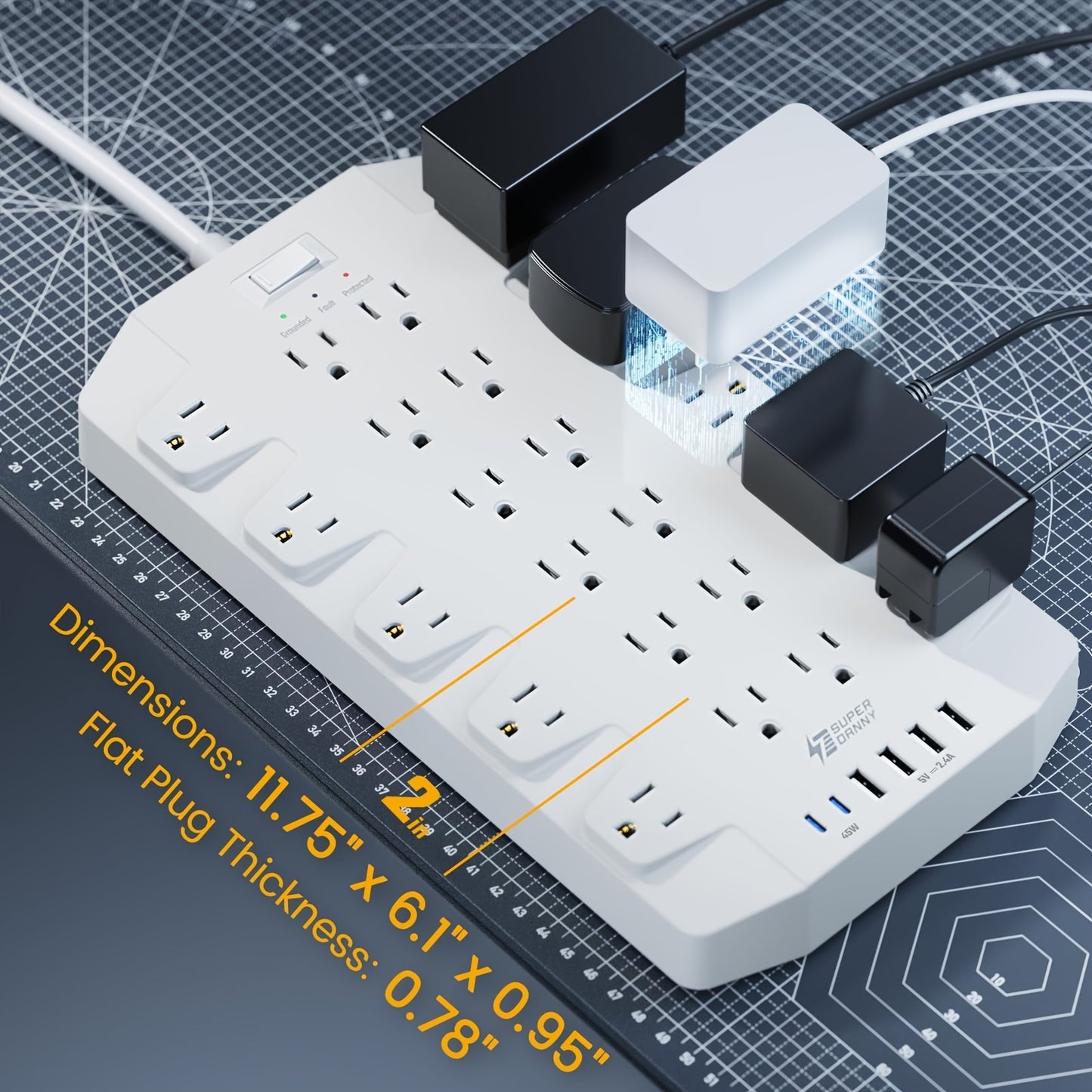 Power Strip Surge Protector