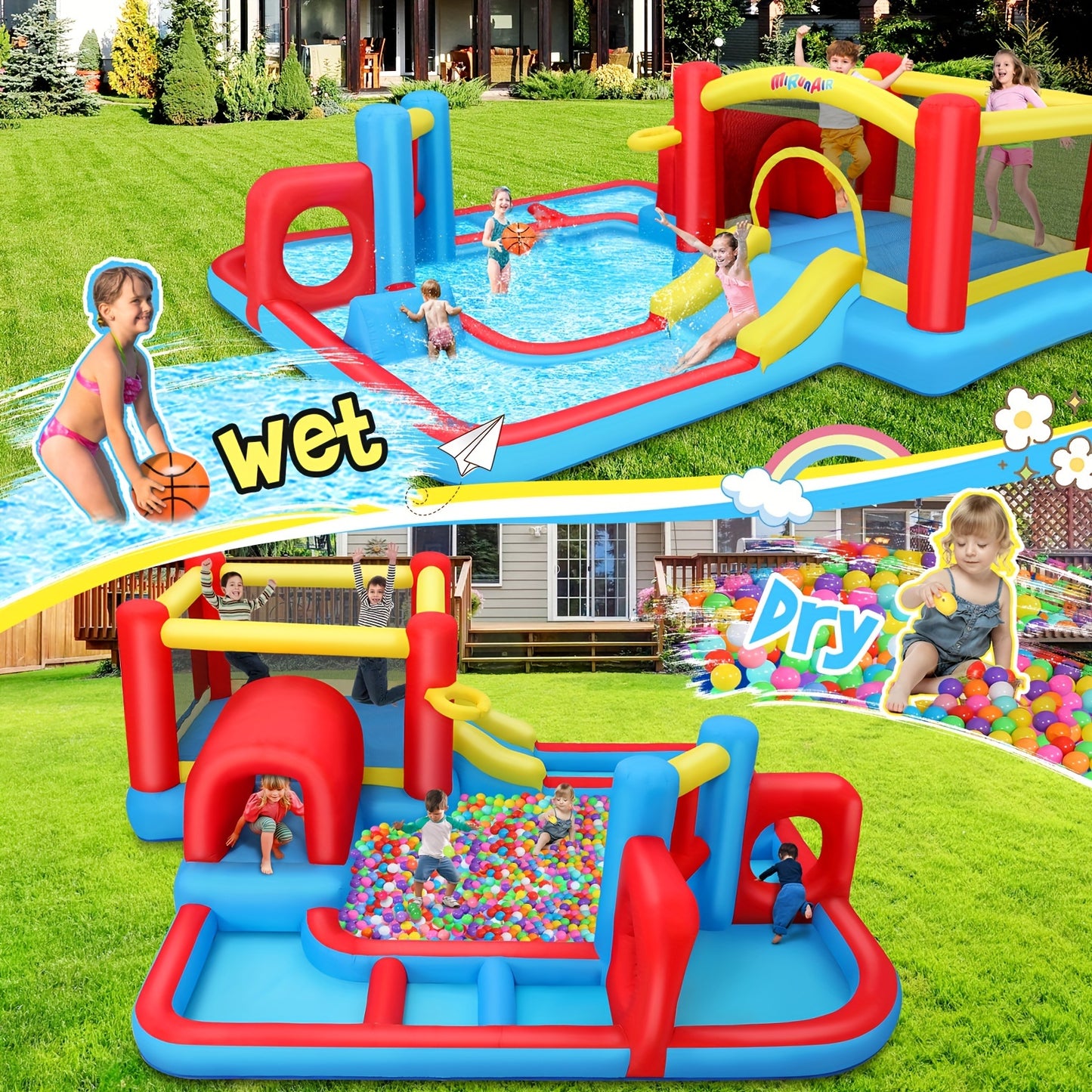 Inflatable Backyard Water Park