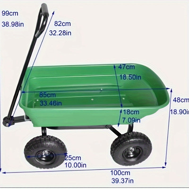 Heavy Duty Steel Garden Cart