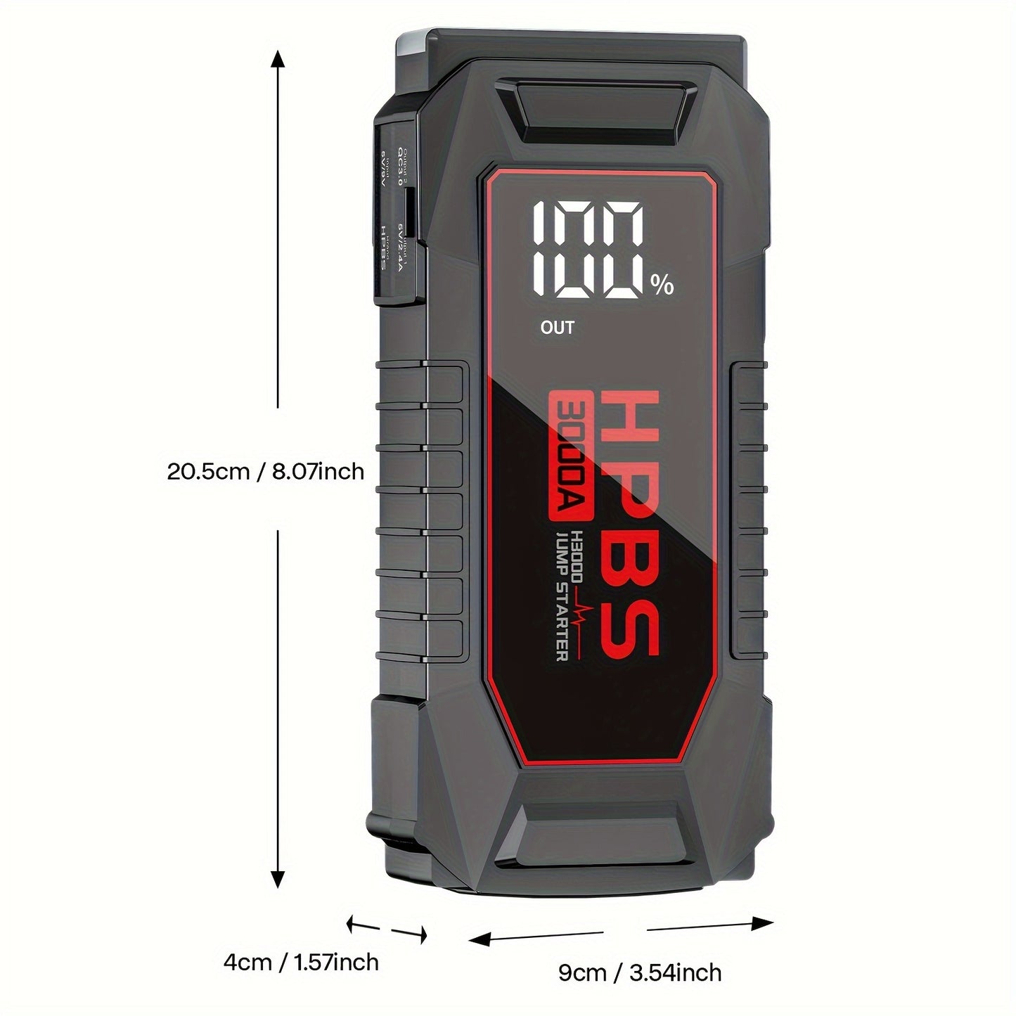 HPBS 3000A Jump Starter Battery