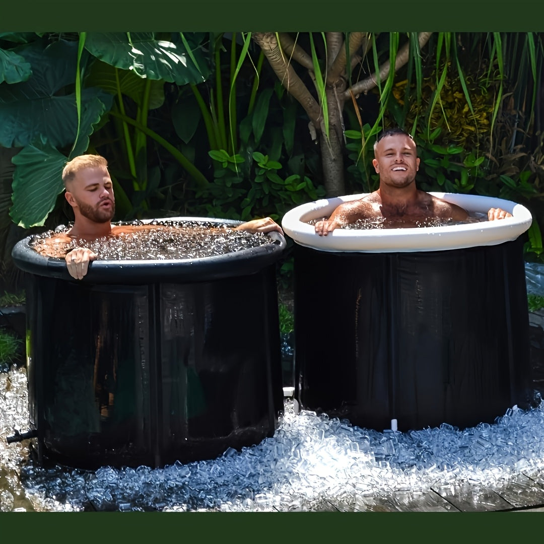 Round Foldable Ice Bath Spa