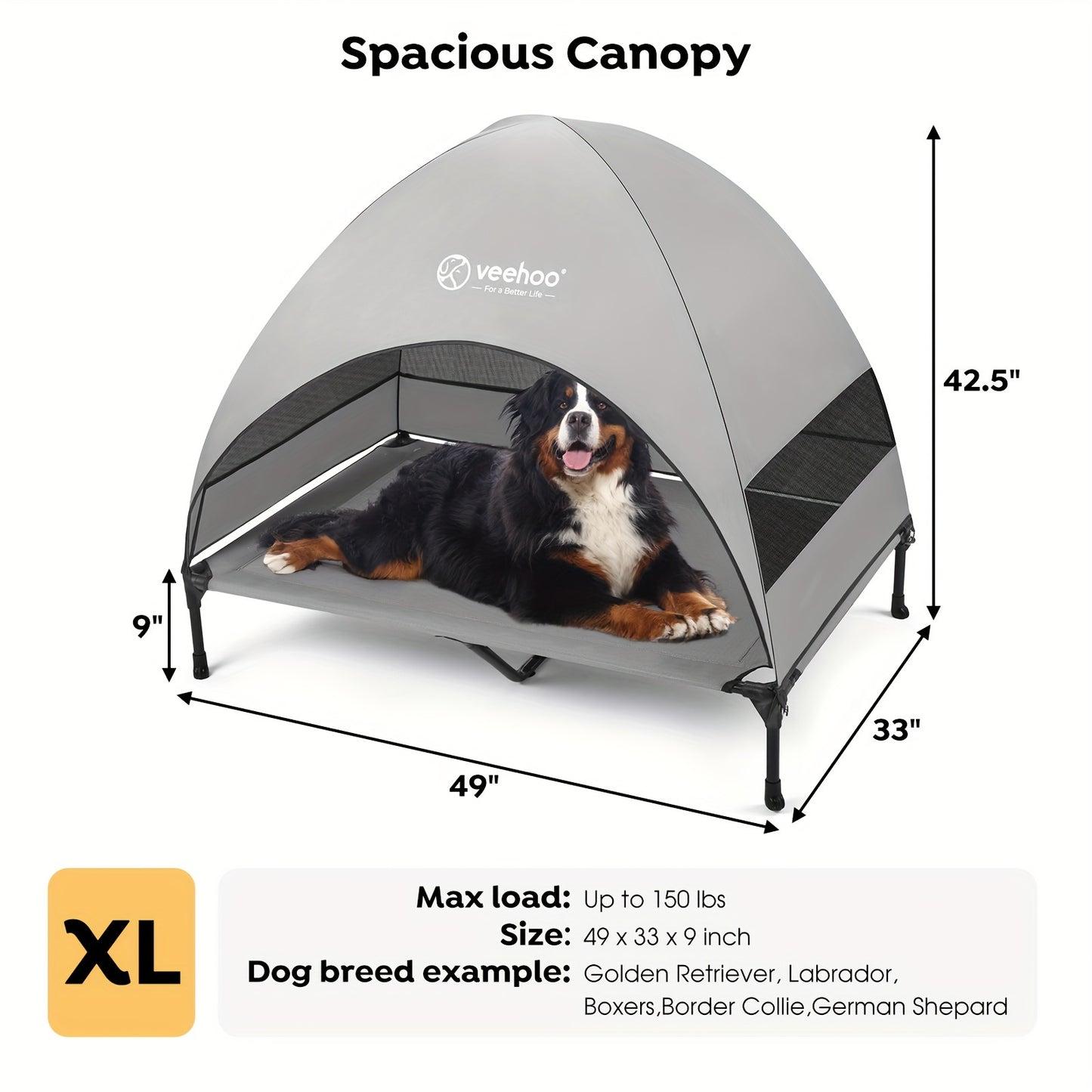 Outdoor Canopy Dog Bed