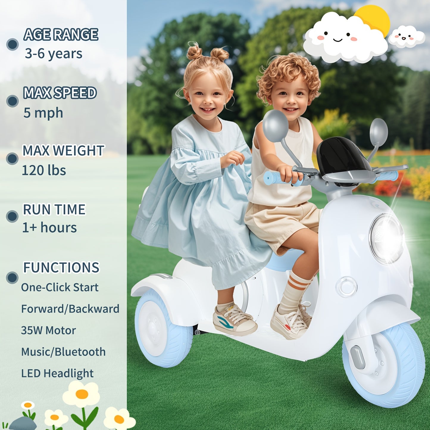 12V Kids Ride On Motorcycle