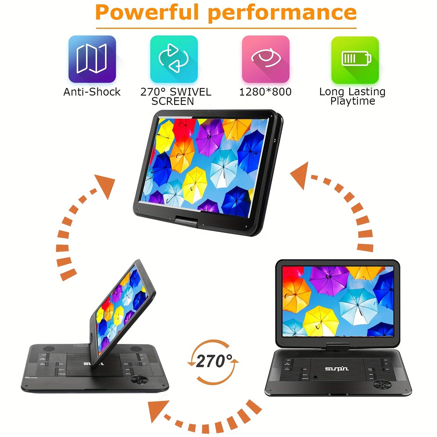 17.9" Ultra-Portable DVD Player