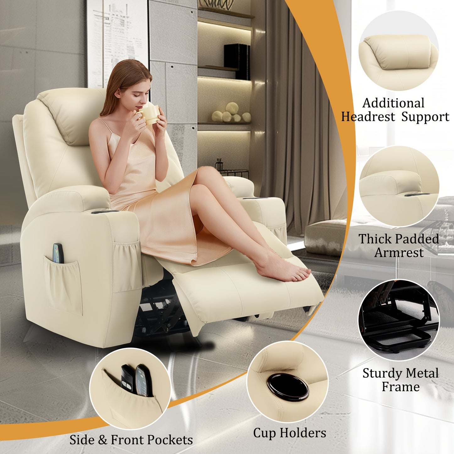 Electric  Power Lift Recliner Chair