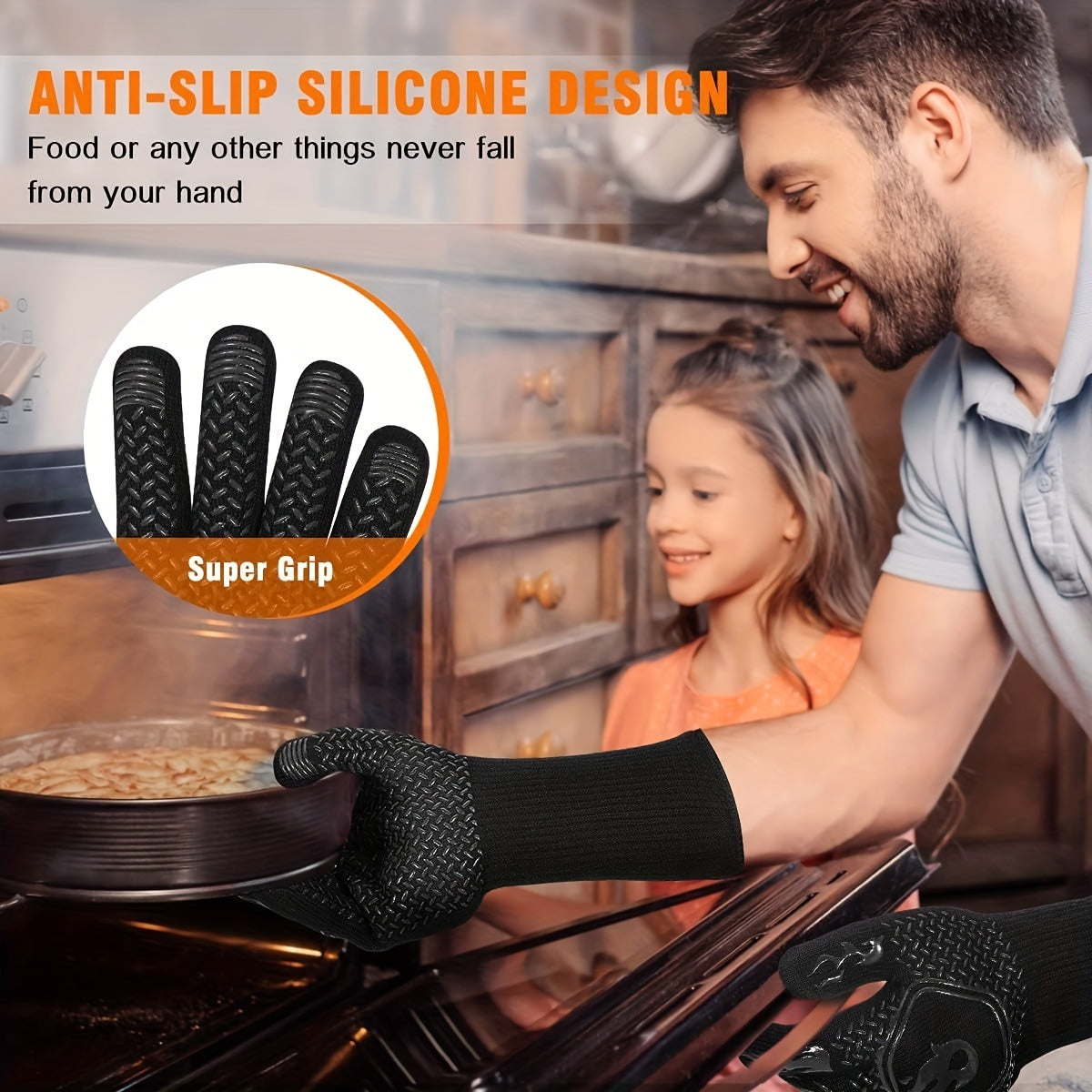 Heat Resistant Grilling gloves