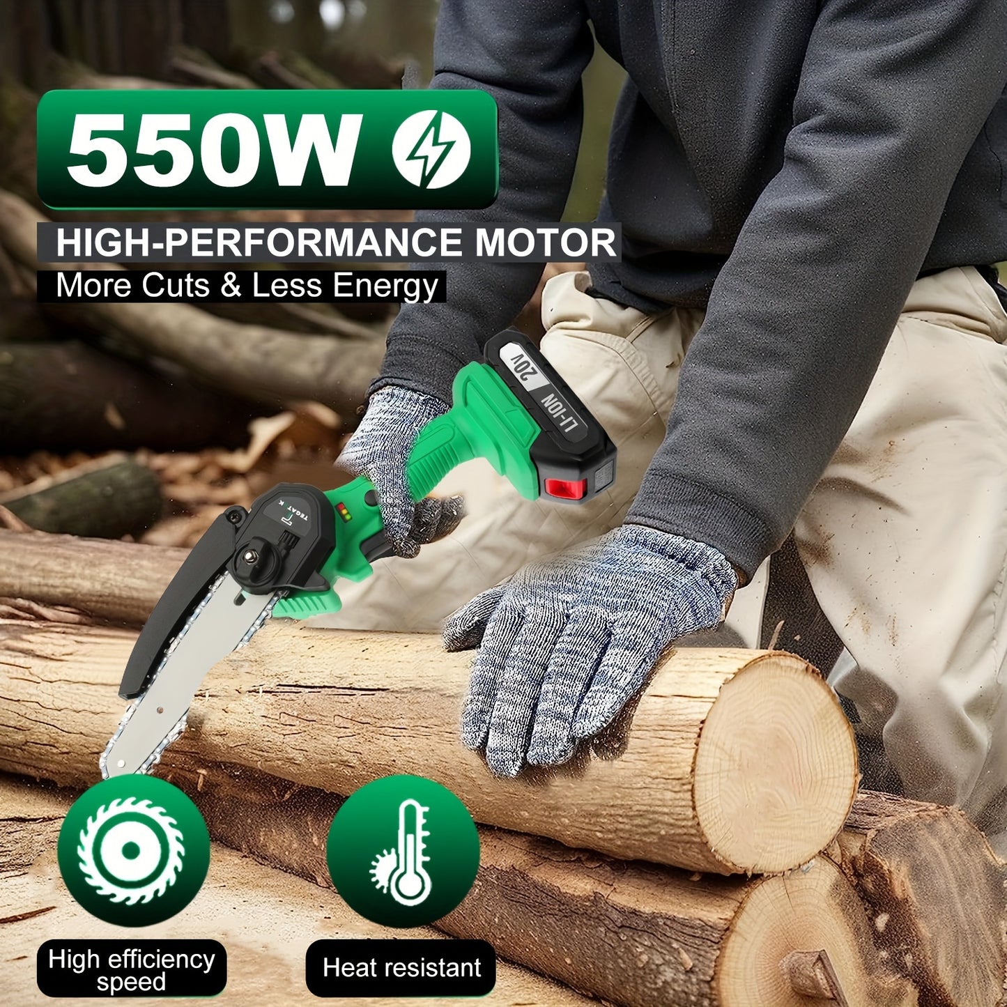 Cordless Pole Saw,