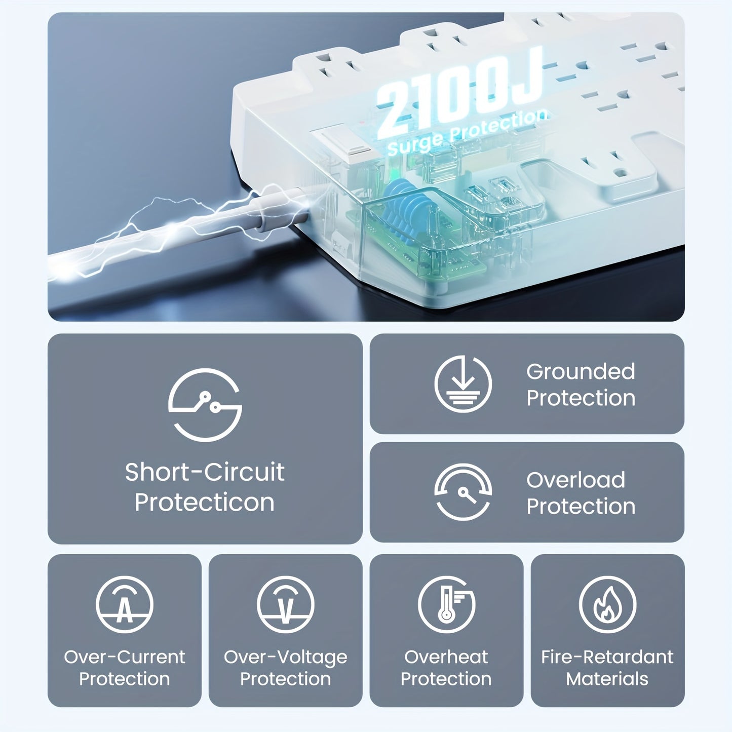 Power Strip Surge Protector