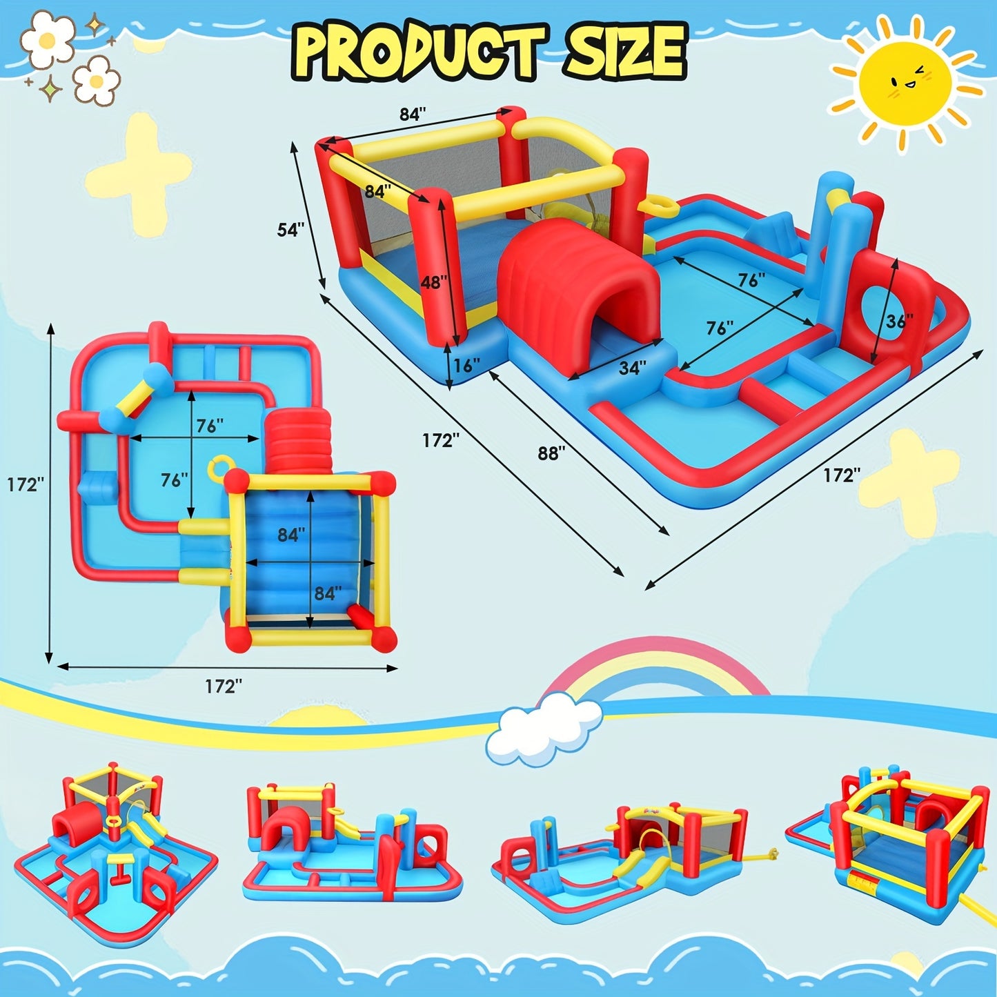 Inflatable Backyard Water Park