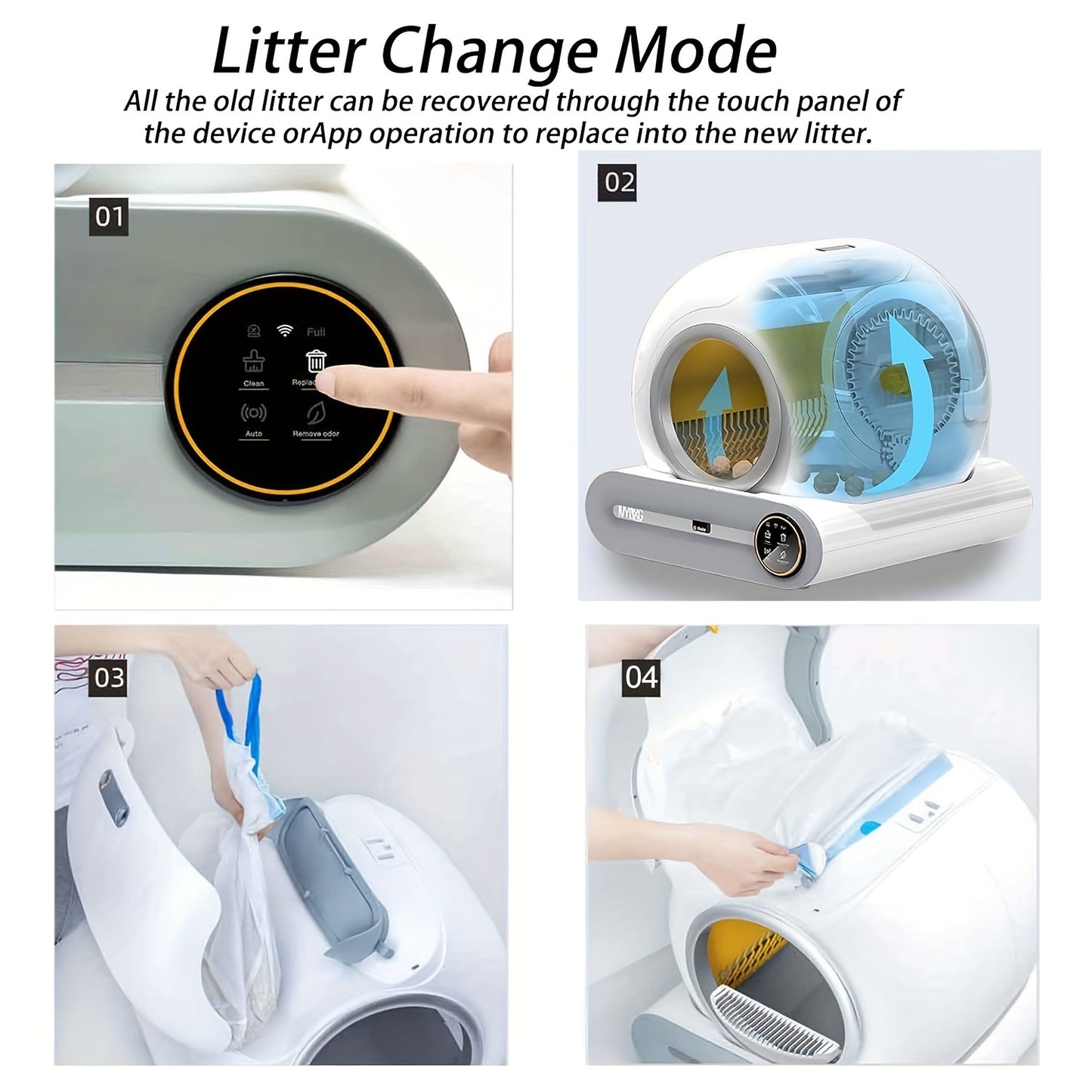 Automatic  Deodorization Litter