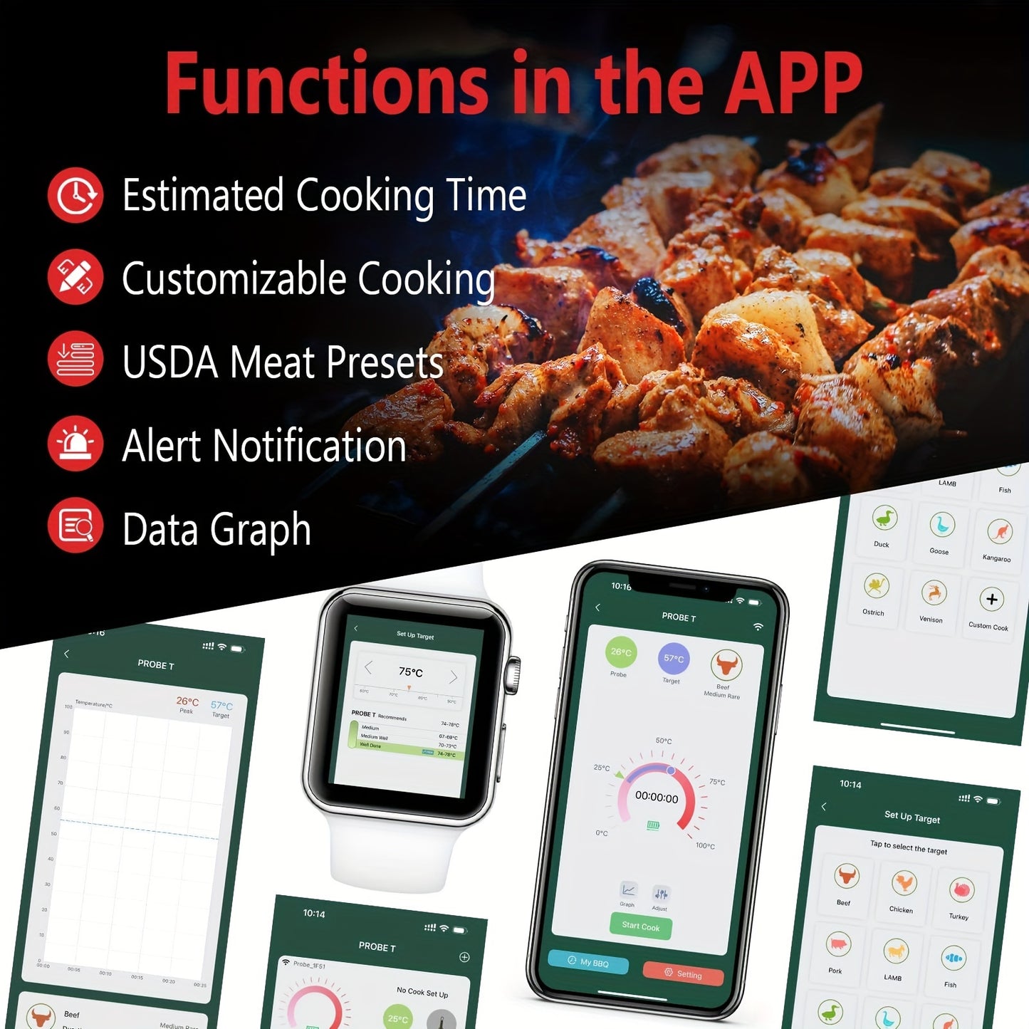 Wireless Meat Thermometer