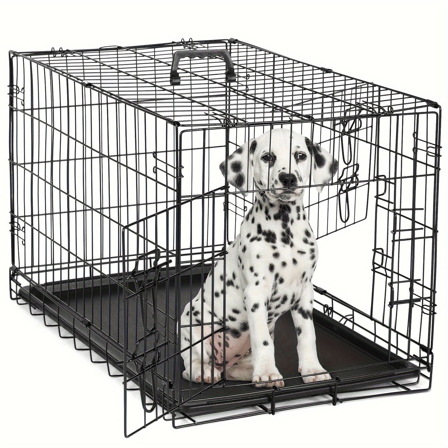 Medium-Sized Folding Dog Crate