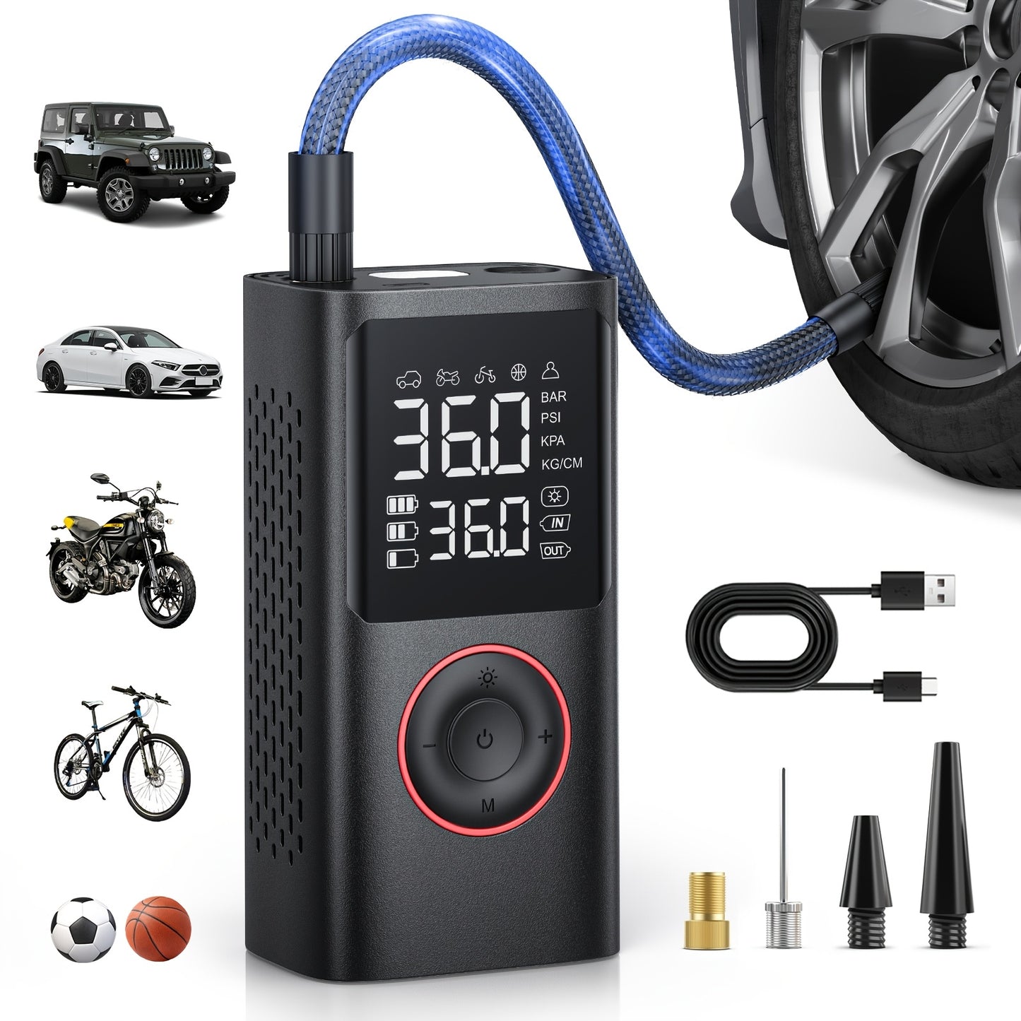 Air Compressor Tire Inflator