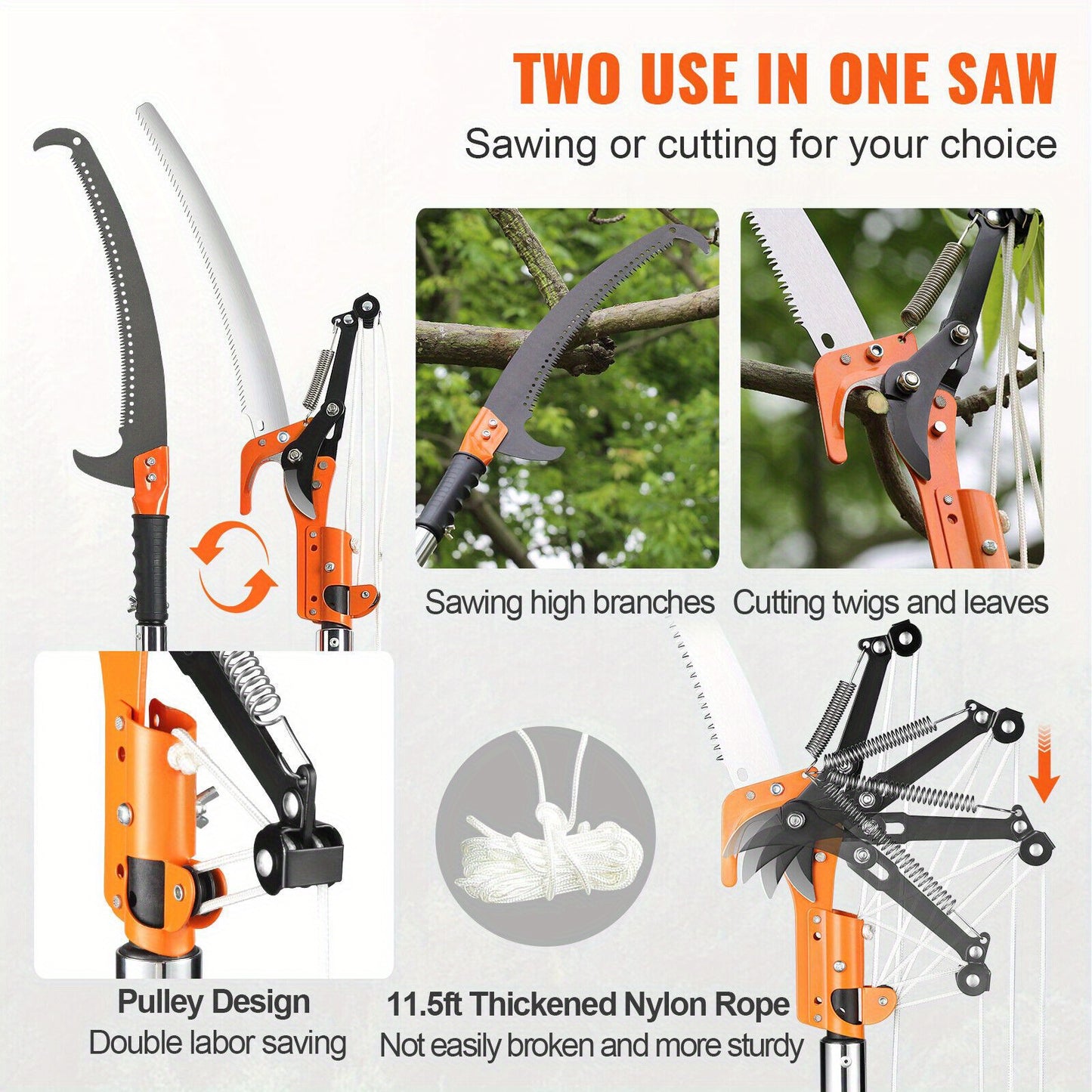 Pole Saw with Tree Pruner