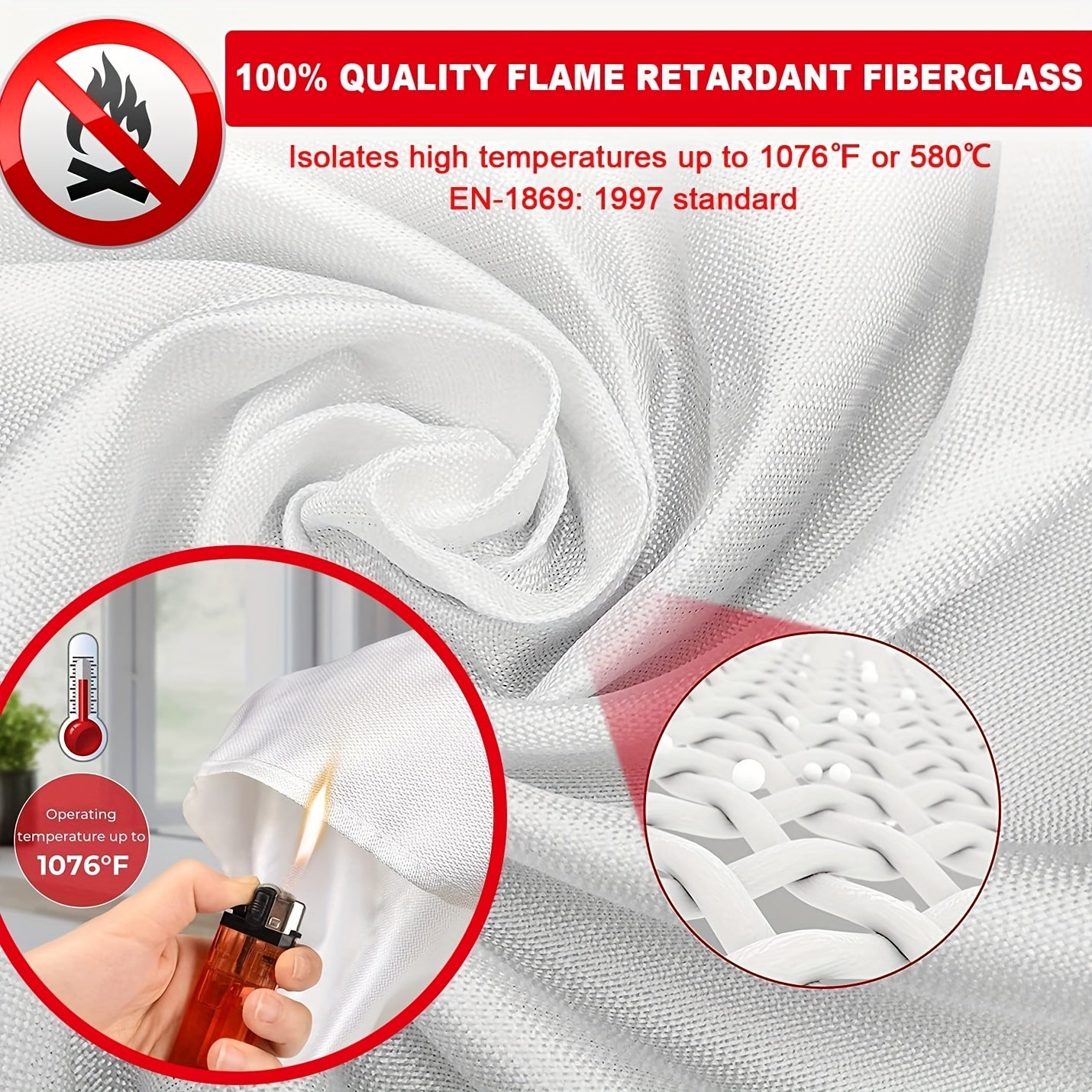 Fiberglass Fire Blankets