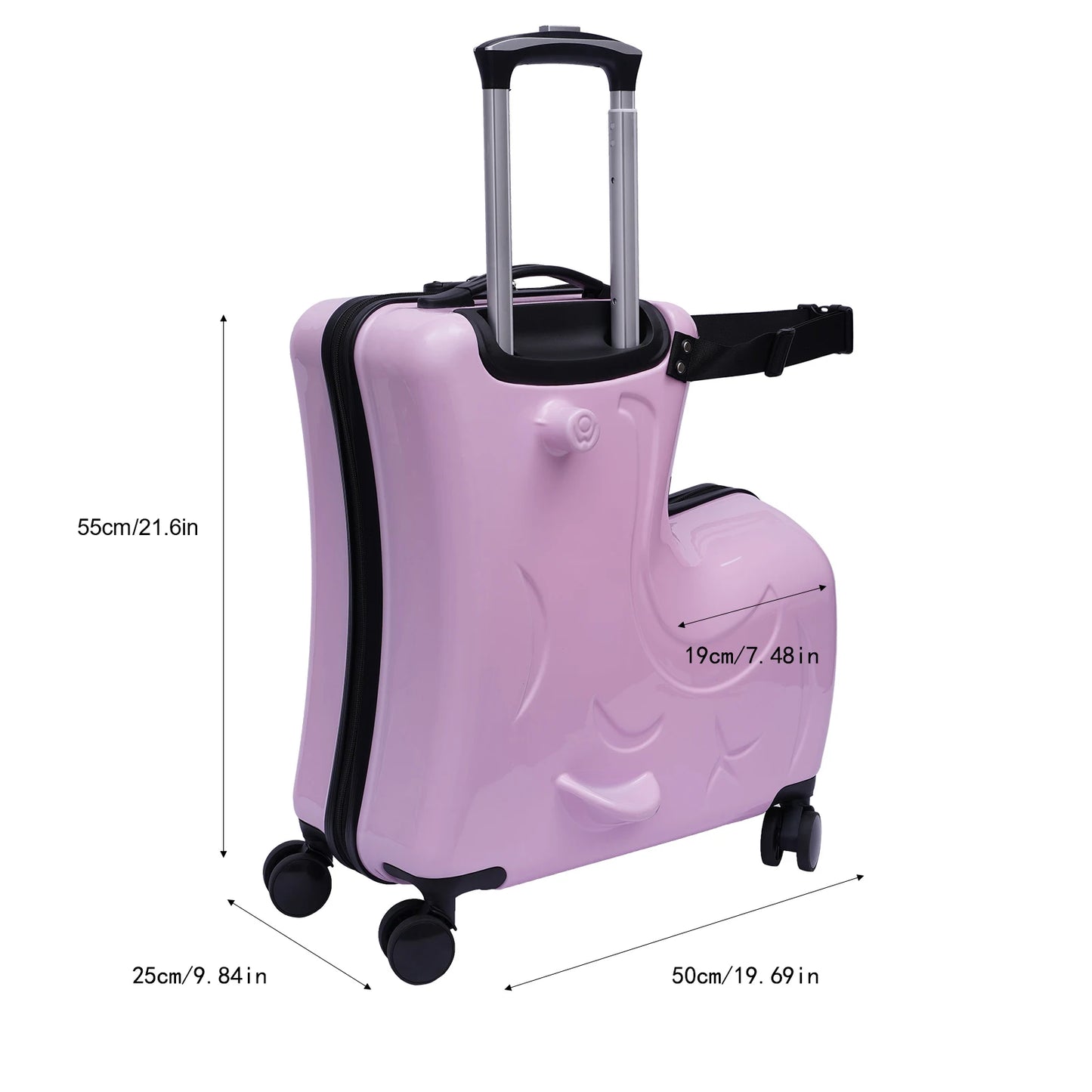 Kids Ride-On Roll Suitcase