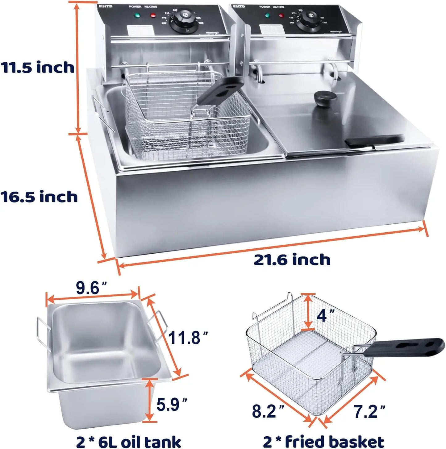 Deep Fryer with Basket