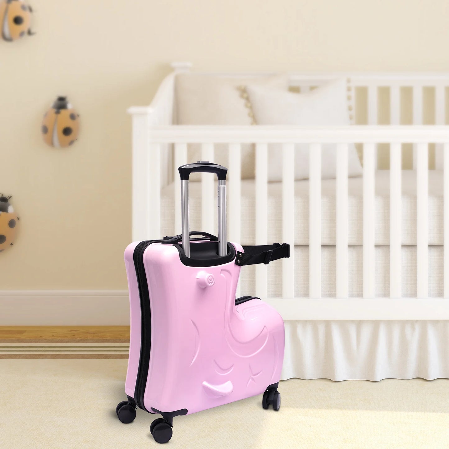 Kids Ride-On Roll Suitcase