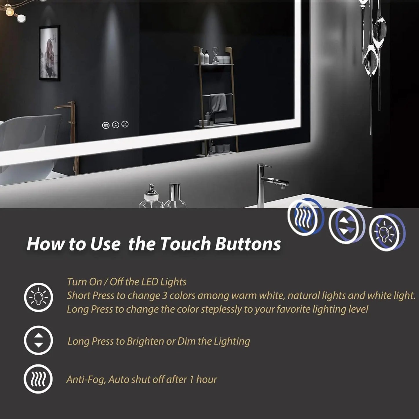 LED Lighted Mirror