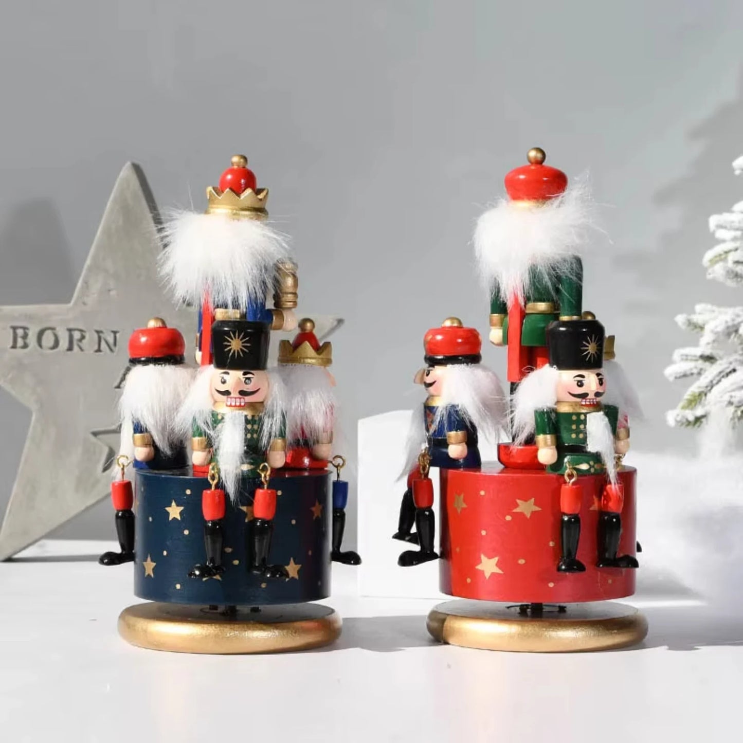 Nutcracker rotating music box