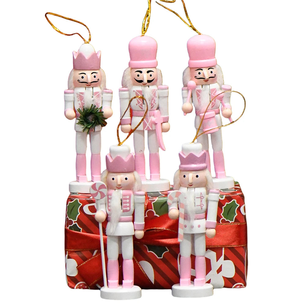 Wooden Pink Nutcrackers Soldier