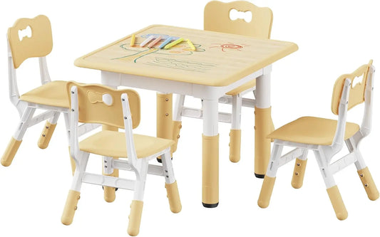 Kids Table and 4 Chairs Set