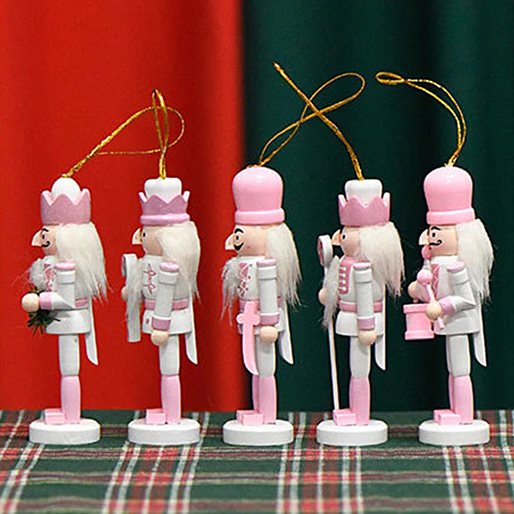 Wooden Pink Nutcrackers Soldier