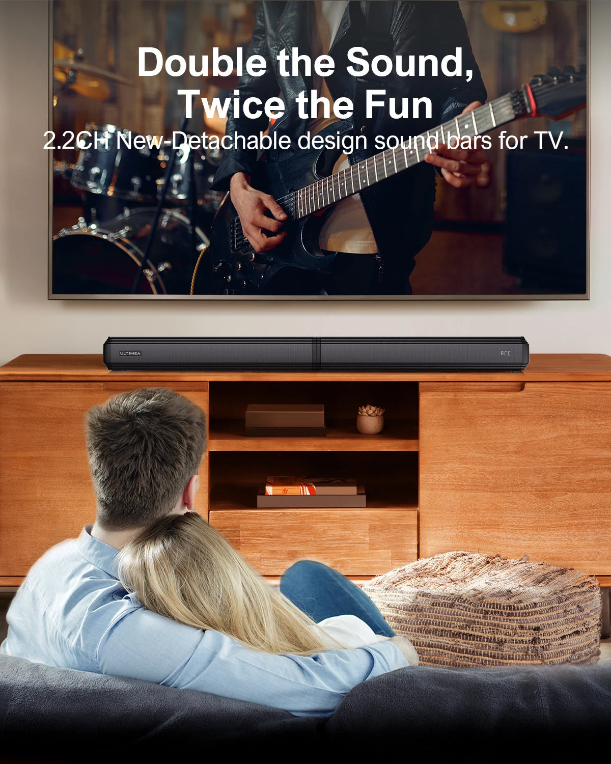 2.2ch 100W TV Soundbar